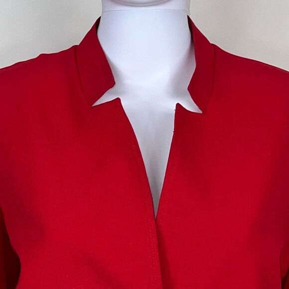 R&K Originals Vintage Cropped Red Power Blazer - Picture 2 of 12